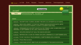 What Tennis-val-morteau.com website looked like in 2015 (8 years ago)