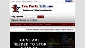 What Teapartytribune.com website looked like in 2015 (8 years ago)