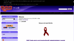 What Tcell.org.uk website looked like in 2015 (8 years ago)