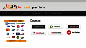 What Tumundopremium.com website looked like in 2015 (8 years ago)