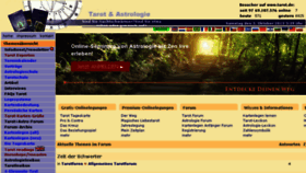 What Tarot.de website looked like in 2015 (8 years ago)