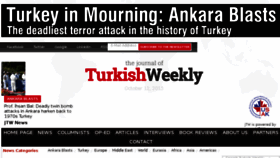 What Turkishweekly.net website looked like in 2015 (8 years ago)