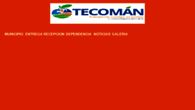 What Tecoman.gob.mx website looked like in 2015 (8 years ago)