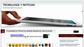 What Tecnologiaynoticias.info website looked like in 2015 (8 years ago)
