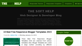 What Thesofthelp.com website looked like in 2015 (8 years ago)