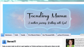 What Trendingmama.com website looked like in 2015 (8 years ago)