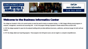 What Thecollegeforbusiness.com website looked like in 2015 (8 years ago)