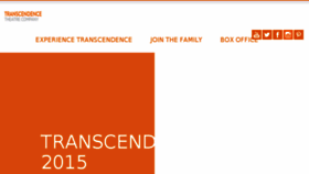 What Transcendencetheatre.org website looked like in 2015 (8 years ago)