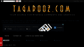 What Tagarooz.com website looked like in 2015 (8 years ago)