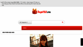 What Top123.vn website looked like in 2015 (8 years ago)