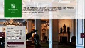 What Thestanthonyhotel.com website looked like in 2015 (8 years ago)