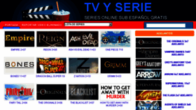 What Tvyserie.com website looked like in 2015 (8 years ago)
