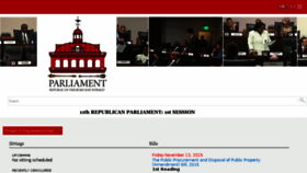 What Ttparliament.org website looked like in 2015 (8 years ago)