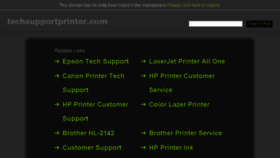 What Techsupportprinter.com website looked like in 2015 (8 years ago)