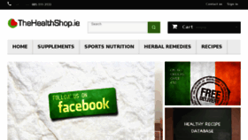 What Thehealthshop.ie website looked like in 2015 (8 years ago)