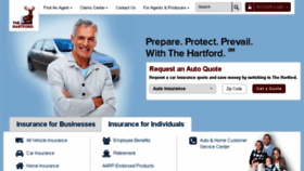 What Thehartford.com website looked like in 2015 (8 years ago)