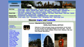 What Travel-cambodia.com website looked like in 2015 (8 years ago)