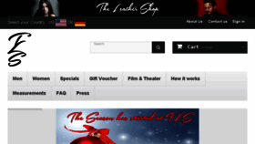 What The-leather-shop.com website looked like in 2015 (8 years ago)