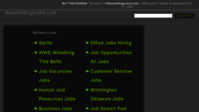 What Thewrestlingvoice.com website looked like in 2015 (8 years ago)
