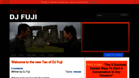 What Taoofdjfuji.com website looked like in 2015 (8 years ago)