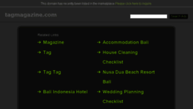 What Tagmagazine.com website looked like in 2015 (8 years ago)