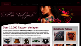 What Tattoos-vorlagen.de website looked like in 2015 (8 years ago)