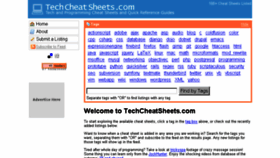 What Techcheatsheets.com website looked like in 2015 (8 years ago)