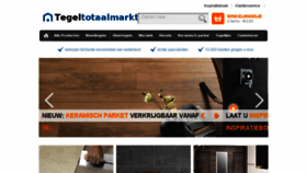 What Tegeltotaalmarkt.nl website looked like in 2015 (8 years ago)