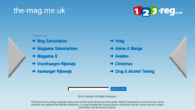 What The-mag.me.uk website looked like in 2015 (8 years ago)