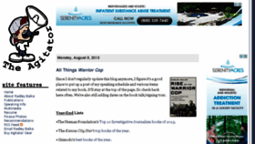 What Theagitator.com website looked like in 2015 (8 years ago)