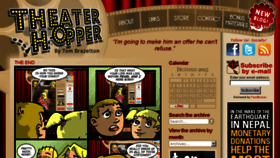 What Theaterhopper.com website looked like in 2015 (8 years ago)
