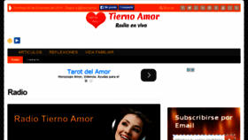 What Tiernoamor.com website looked like in 2015 (8 years ago)