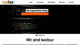 What Twofour.de website looked like in 2015 (8 years ago)