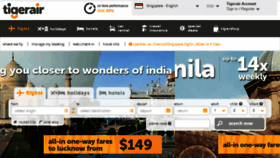 What Tigerairways.com.sg website looked like in 2015 (8 years ago)