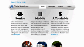 What Tothsolutions.com website looked like in 2015 (8 years ago)