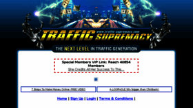 What Traffic-supremacy.com website looked like in 2015 (8 years ago)