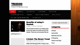 What Trixoo.com website looked like in 2015 (8 years ago)