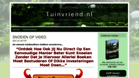 What Tuinvriend.nl website looked like in 2015 (10 years ago)