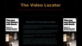 What Thevideolocator.com website looked like in 2015 (8 years ago)