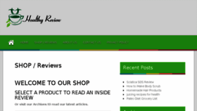 What Thehealthyreviews.com website looked like in 2015 (8 years ago)