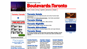What Toronto.boulevards.com website looked like in 2015 (8 years ago)
