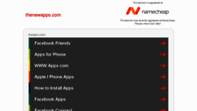 What Thenewapps.com website looked like in 2015 (8 years ago)