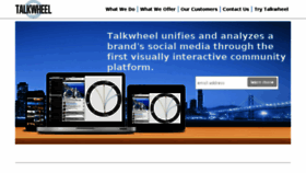 What Talkwheel.com website looked like in 2015 (8 years ago)