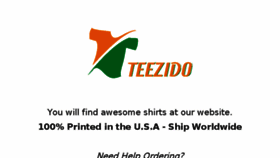 What Teezido.com website looked like in 2015 (8 years ago)