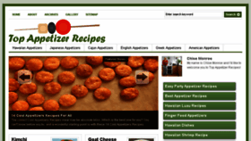 What Topappetizerrecipes.net website looked like in 2015 (8 years ago)