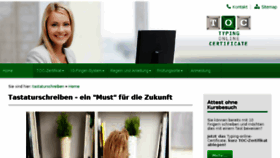What Tastaturschreiben.ch website looked like in 2015 (8 years ago)