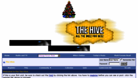 What The-hive.be website looked like in 2015 (8 years ago)