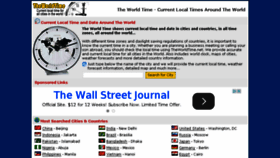 What Theworldtime.net website looked like in 2015 (8 years ago)