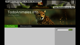 What Todoanimales.info website looked like in 2015 (8 years ago)