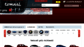 What Tomasiauto.com website looked like in 2015 (8 years ago)